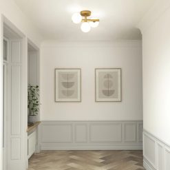 Alternative view of Artika Bloom 3-light 13 in. (33 cm) Modern LED Flush Mount Ceiling Light 5 CCT