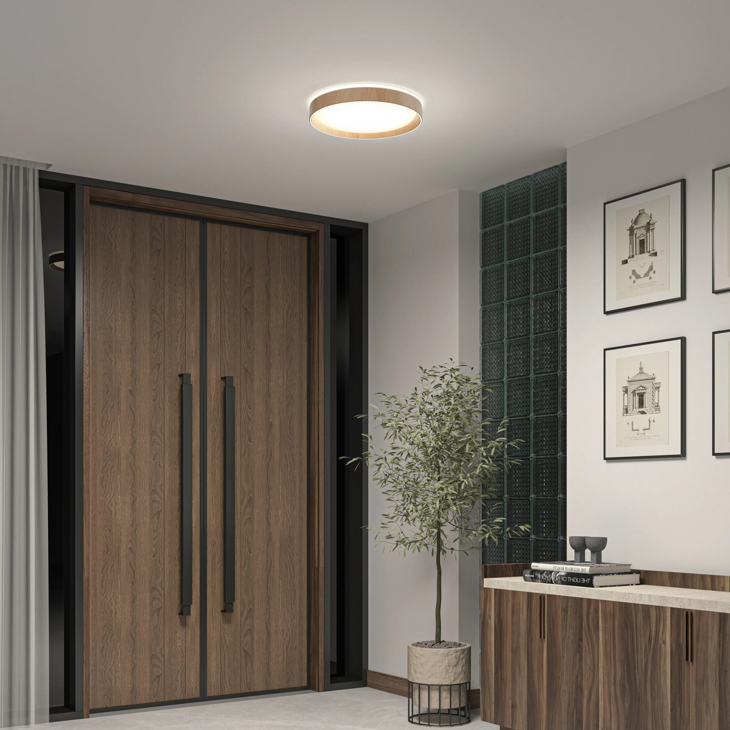 Artika Callisto 15 in. (38 cm) Modern LED Flush Mount Ceiling Light 5 CCT - Image 22
