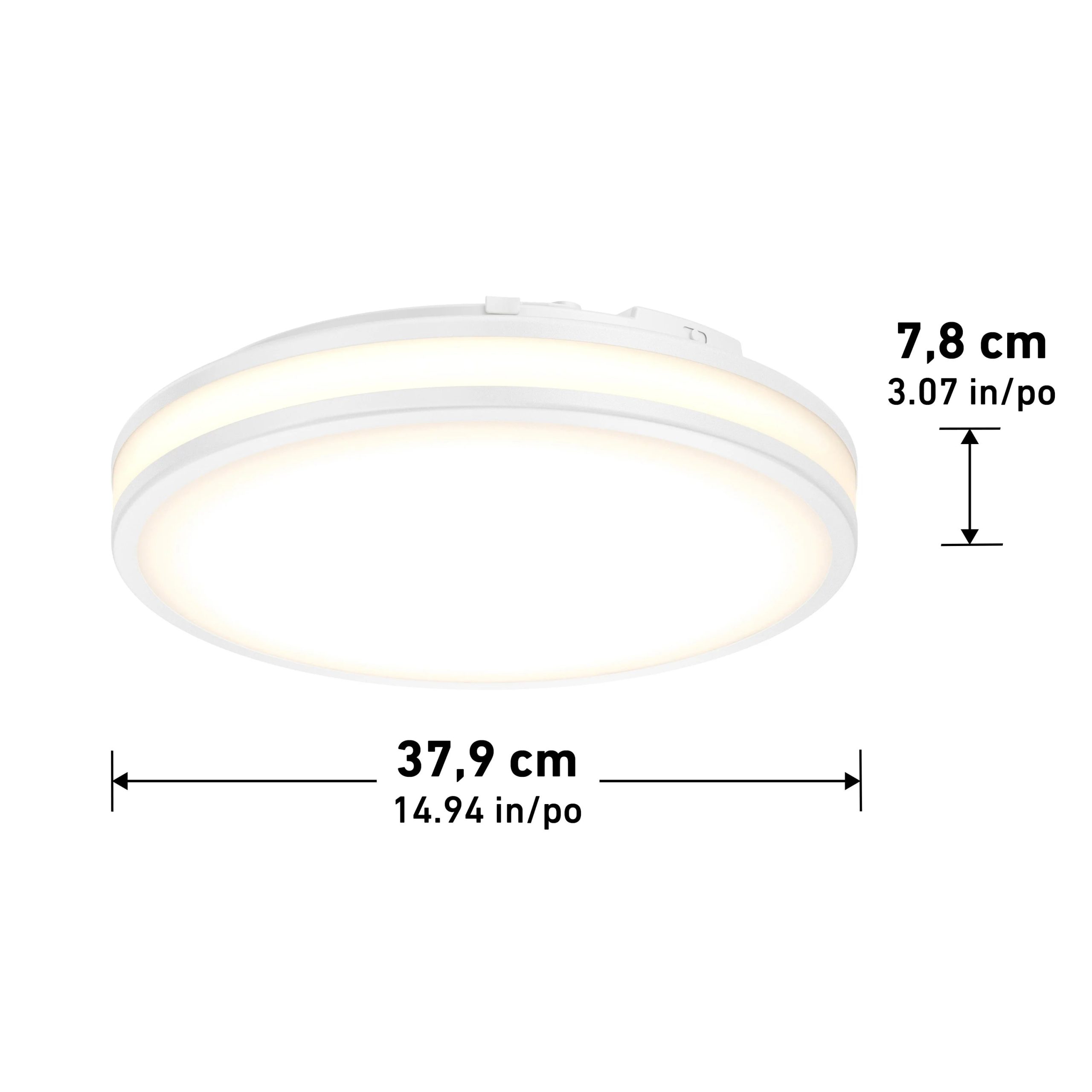 Artika Hemisphere 15 in. (38 cm) Modern LED Flush Mount Ceiling Light 5 CCT - Image 95