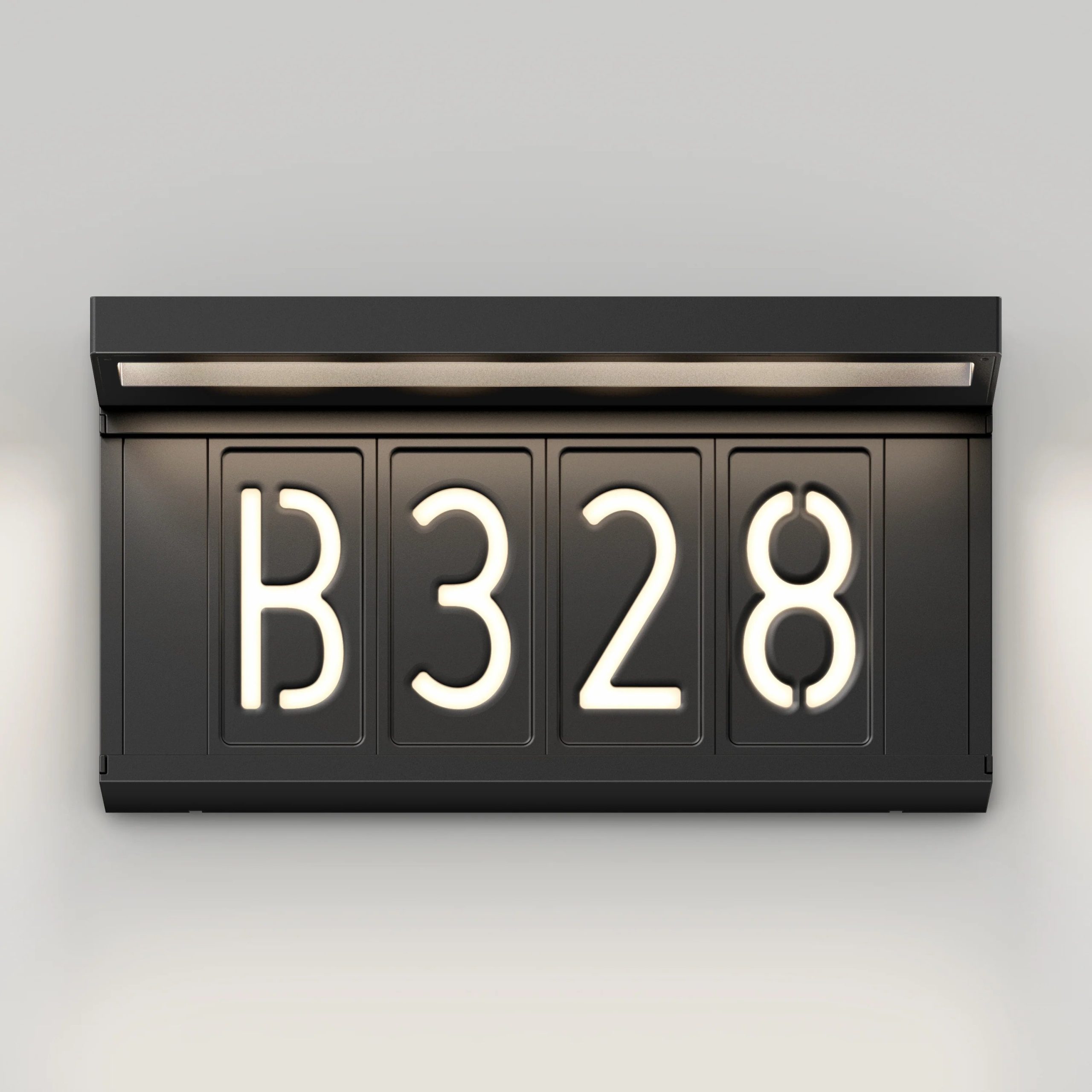 Artika Bowen solar LED outdoor address wall light 5 CCT - Image 6