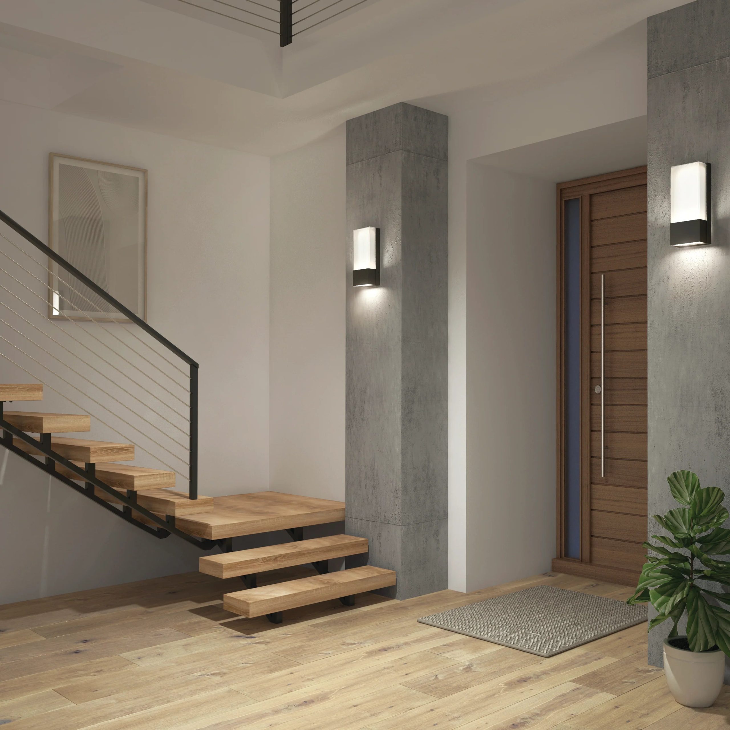 Artika Dixon indoor-outdoors LED wall light - Image 8