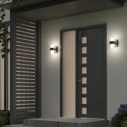 Alternative view of Artika Colton modern LED indoor-outdoor wall light 5 CCT
