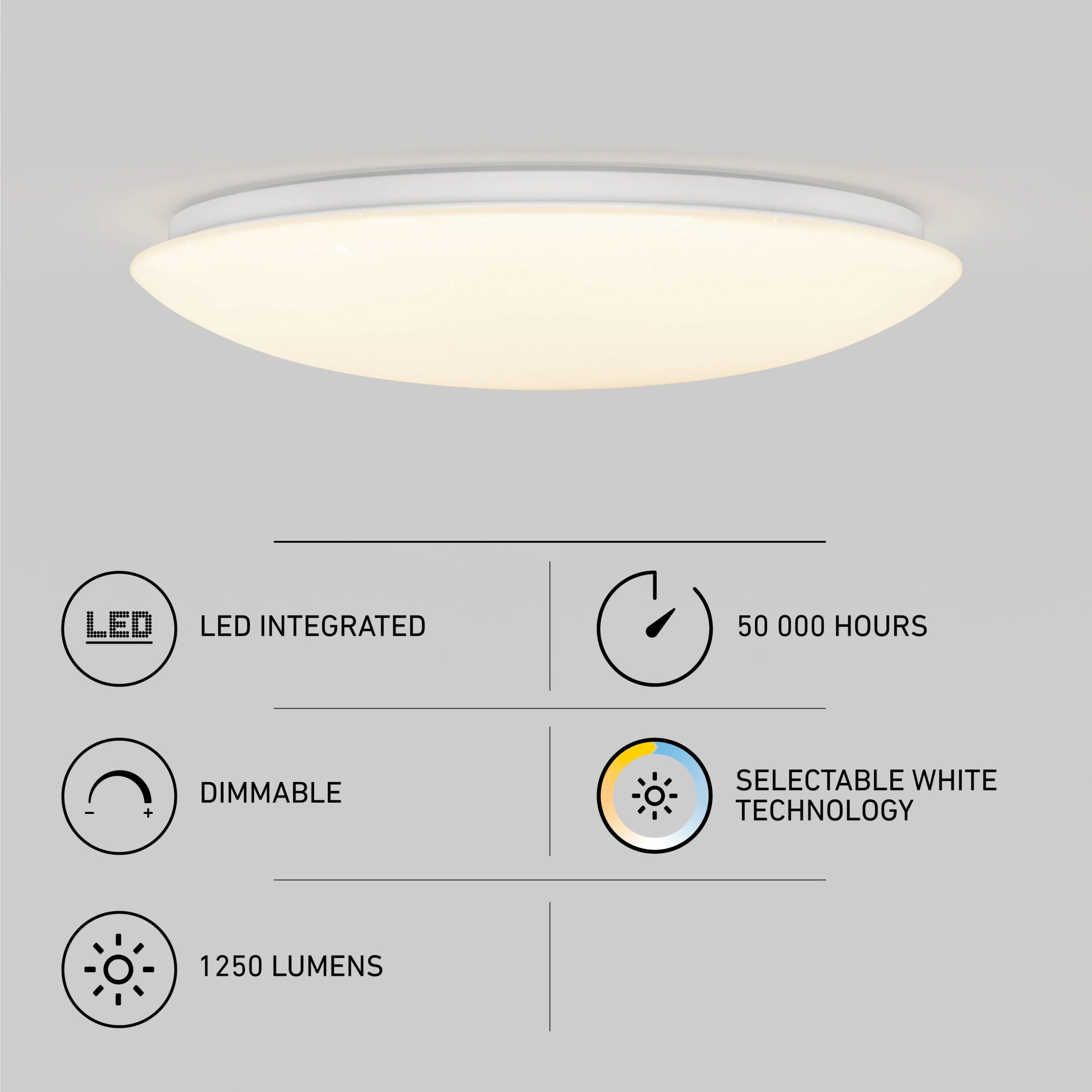 Artika Empress 13 in. (33 cm) Modern LED Flush Mount Ceiling Light 3 CCT - Image 13