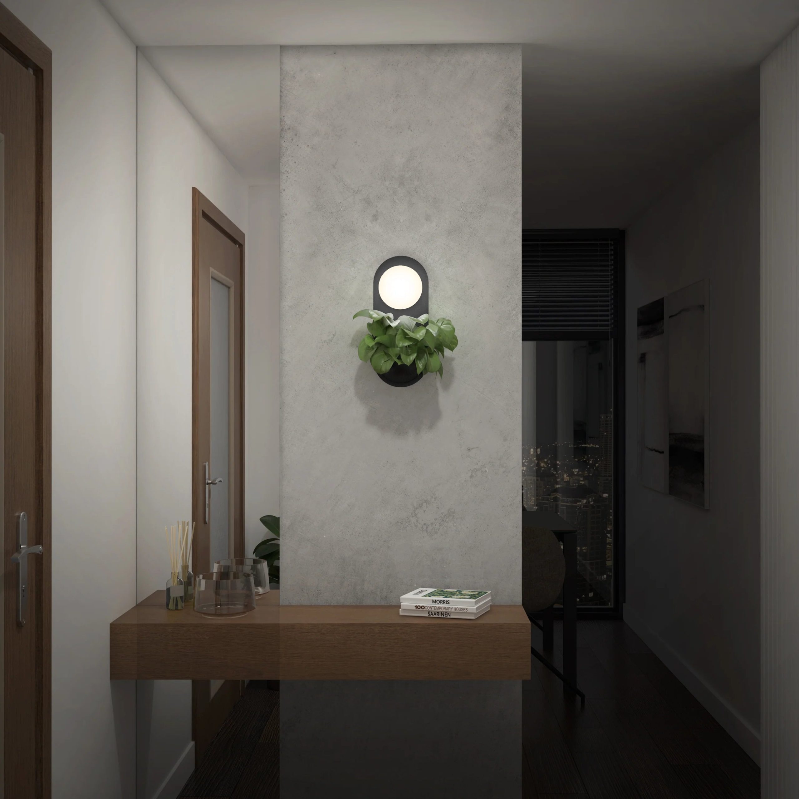 Artika Bloomfield LED modern mid-century wall sconce 5 CCT - Image 2