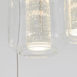Alternative view of Artika Champagne Globe 4-light LED pendant