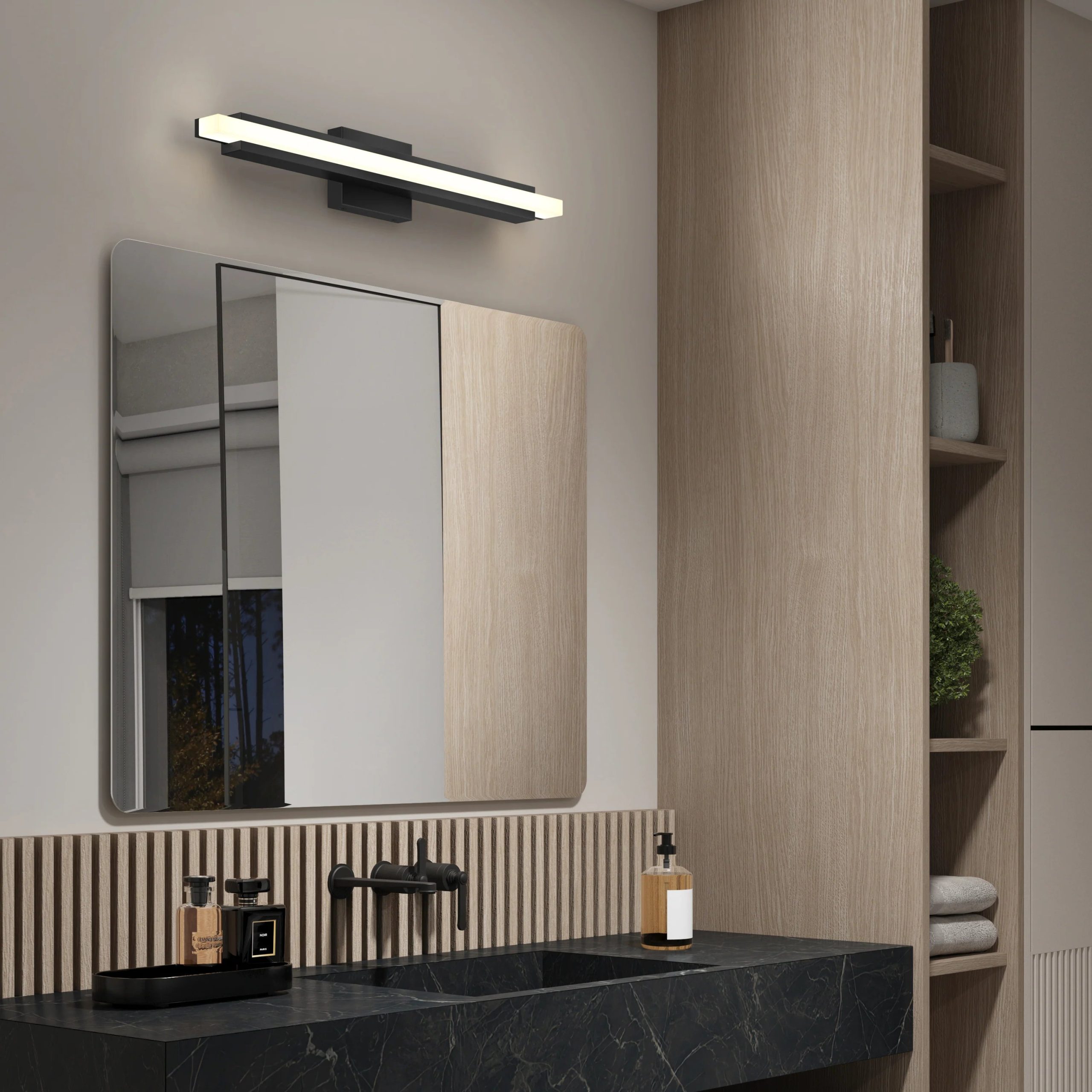 Artika Ophelia 27-in (69 cm) Integrated LED 5-CCT Vanity Light Bar for Bathroom - Image 11