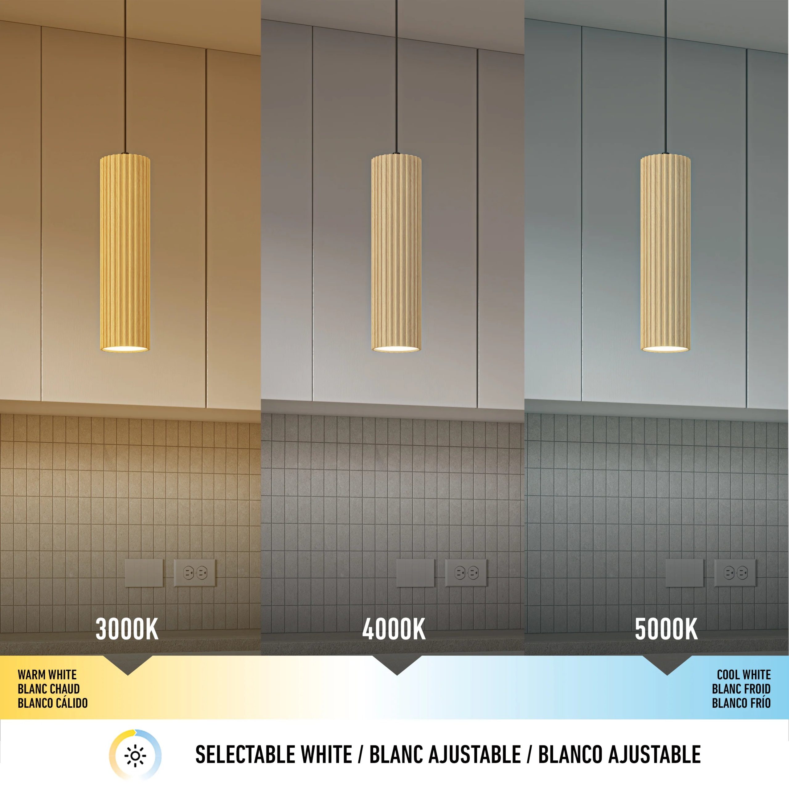 Artika Groove LED modern pendant light 3 CCT - Image 25