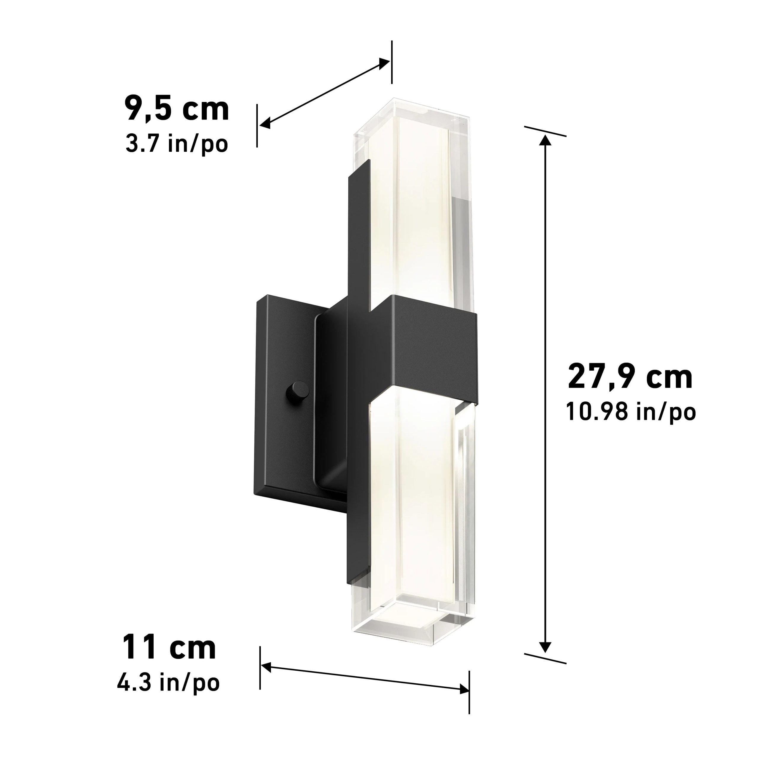 Artika Gemini indoor-outdoors LED wall light - Image 13