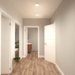Alternative view of Artika Europa Disk 7 in. (18 cm) Modern LED Flush Mount Ceiling Light 3 CCT