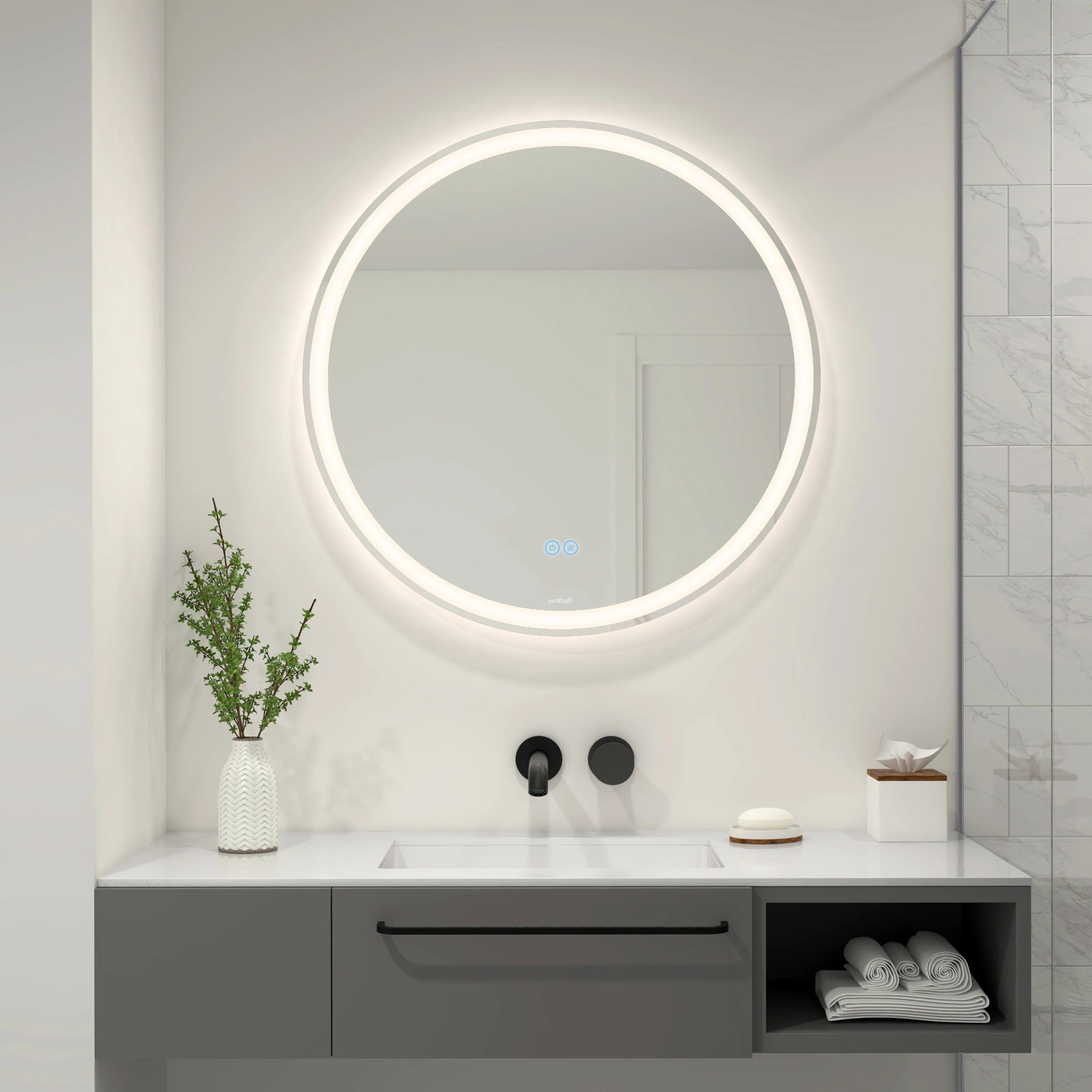 Artika Ayla 28 in. LED mirror 3 CCT with defogger - Image 10