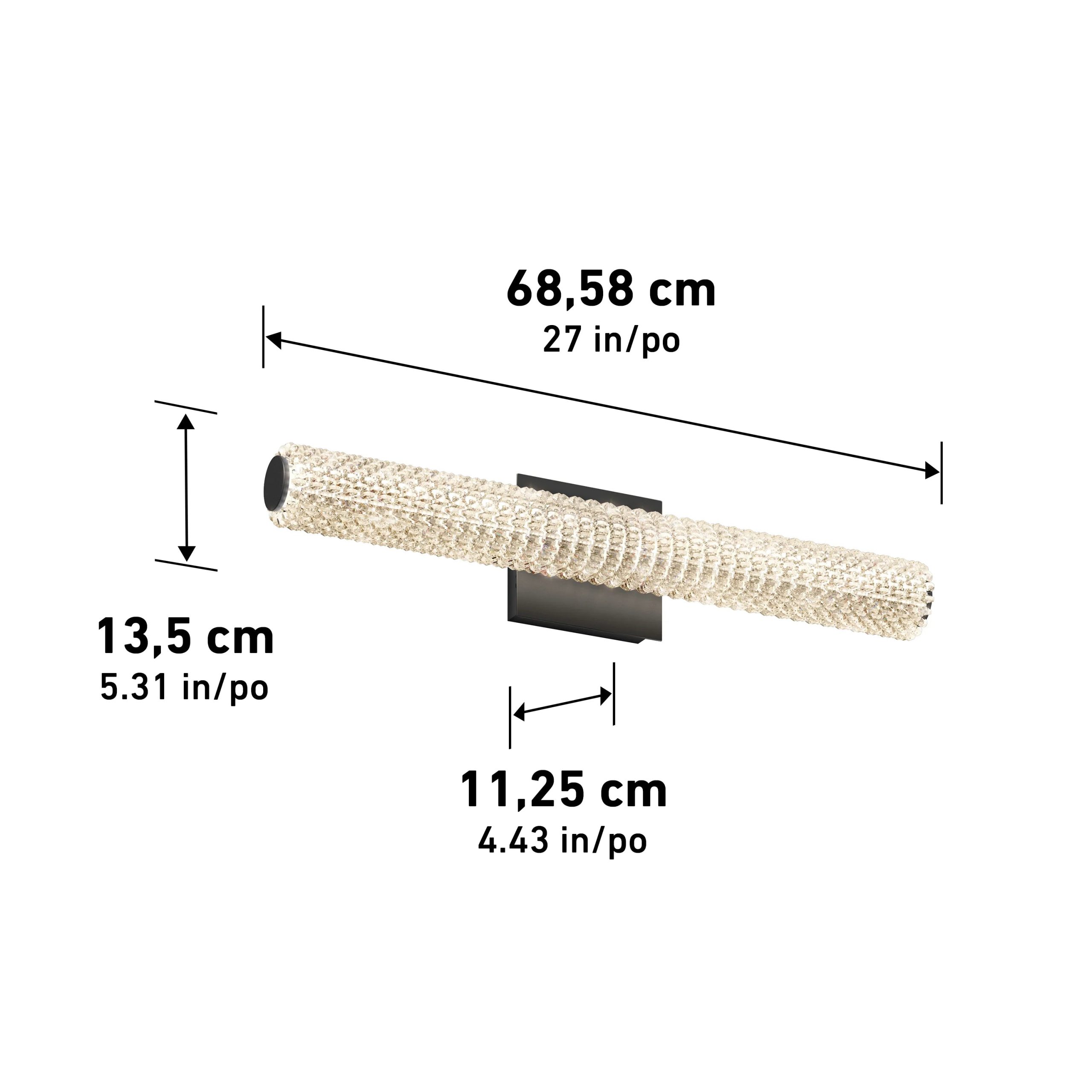 Artika Exalto 27-in (69 cm) Integrated LED Vanity Light Bar for Bathroom - Image 14