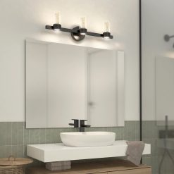 Alternative view of Artika Novello 27-in (69 cm) 3-Light Modern LED Vanity Light for Bathroom
