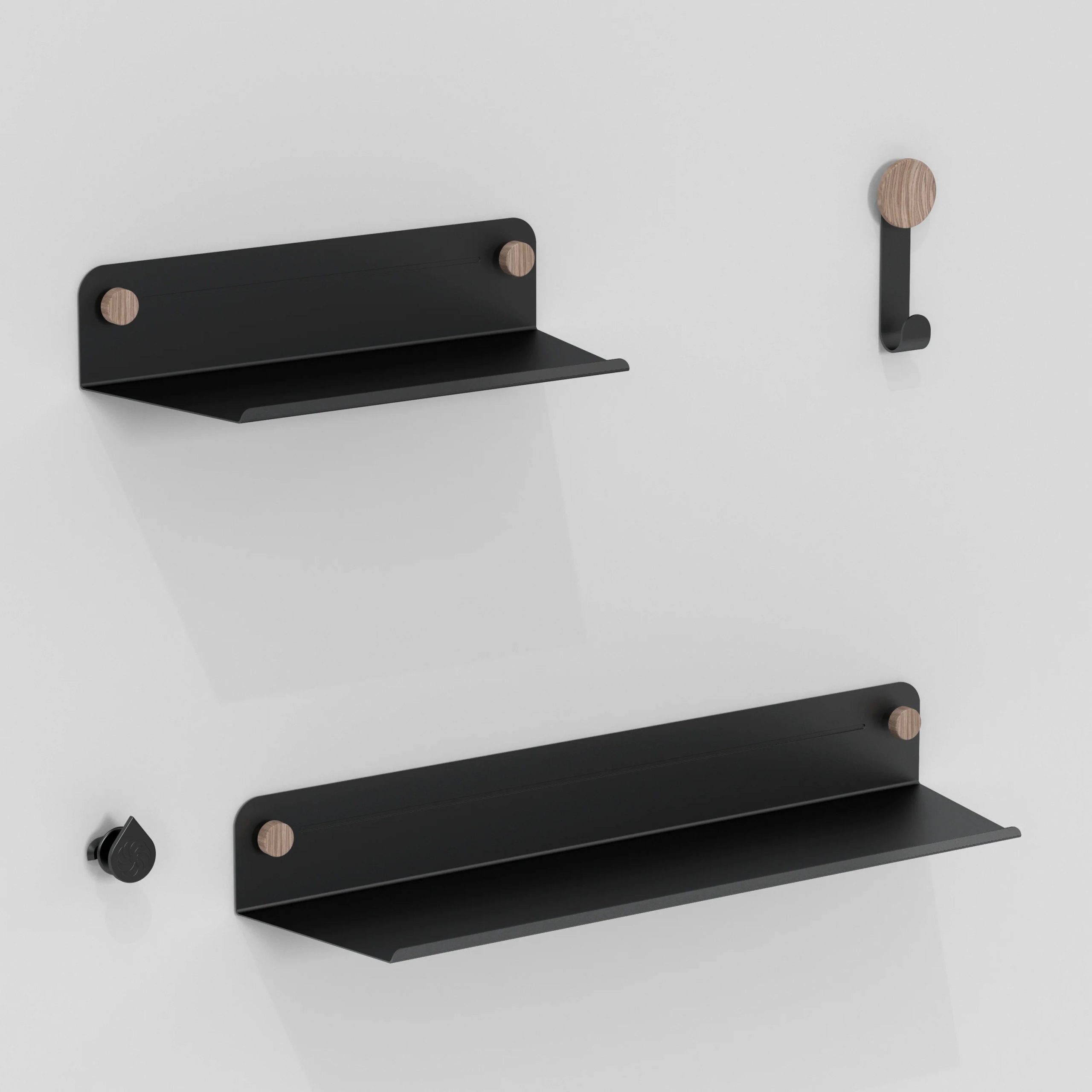 Artika Sonokit set of shelves and hooks for Sonolok and Sonofold wall panels - Image 9