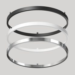 Alternative view of Artika Isara 15 in. (38 cm) RGBIC LED Flush Mount Interchangeable Trim